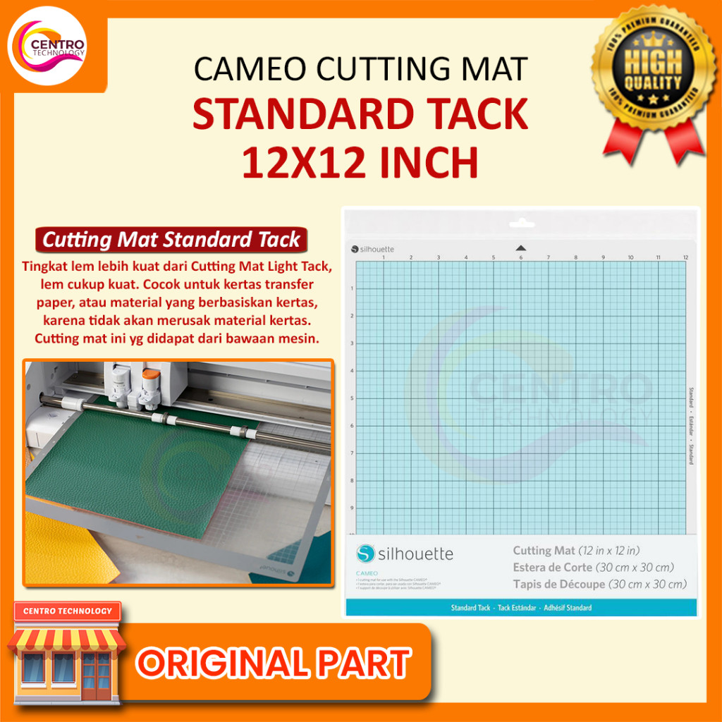 Cutting Mat Silhouette Cameo 12x12 Inch Cameo Cutting Mat Ukuran 12x12 inch Silhouette Cameo Cutting