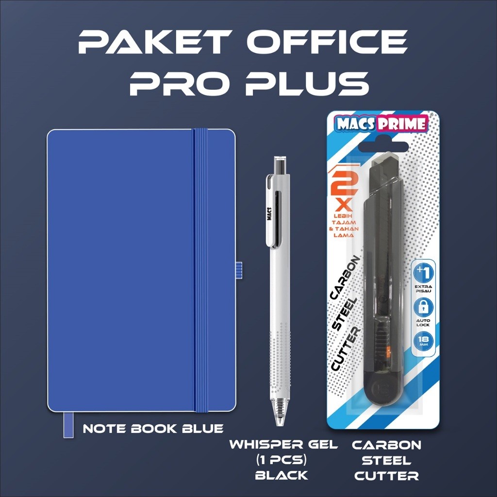

LINDU Paket Office Pro Plus / Notebook / Pen / Paket Sekolah