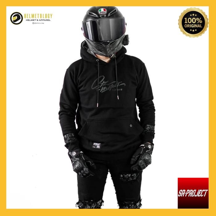 SR Project Speed Enthusiast Japan Art Black Edition Hoodie Casual Jaket Motor Original