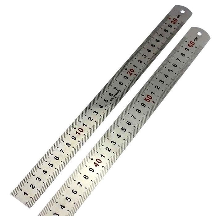

Ready JT Penggaris stainless steel 150 cm / Stainless steel ruler 1.5 meter