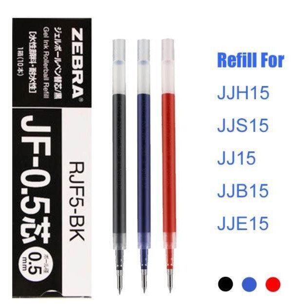 

Ready JT REFILL / ISI PEN PULPEN GEL ZEBRA SARASA JF 0.5 / 0.7mm