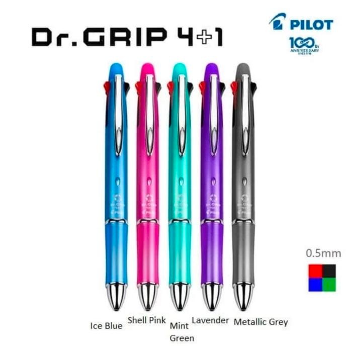 

Ready JT PILOT "DR.GRIP" 4+1 PBKHDF-1SET .05 PULPEN PILOT 4 PEN+1 PENCIL 0.5