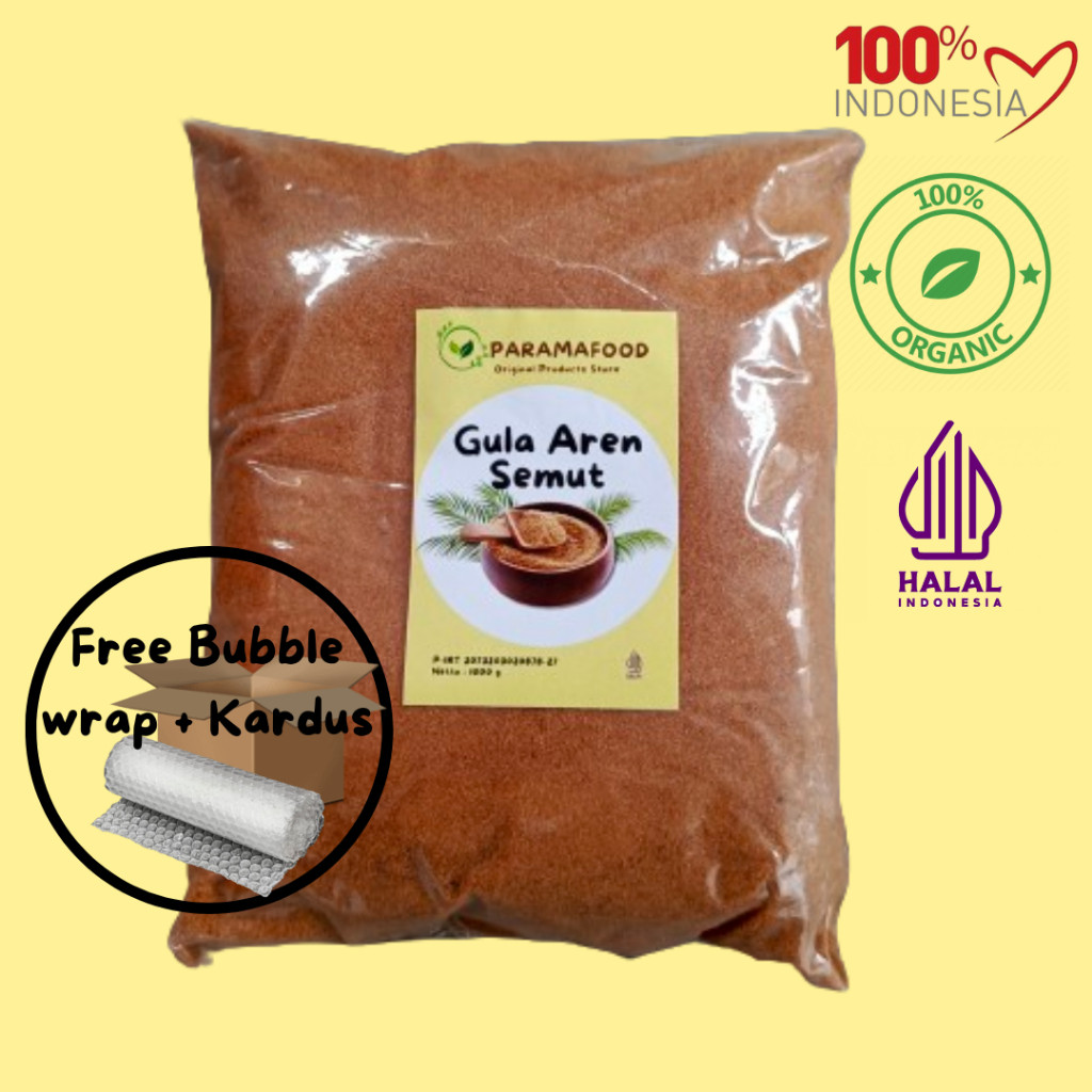 

Gula Aren Semut Asli / Nira Aren Bubuk Organik 1 kg
