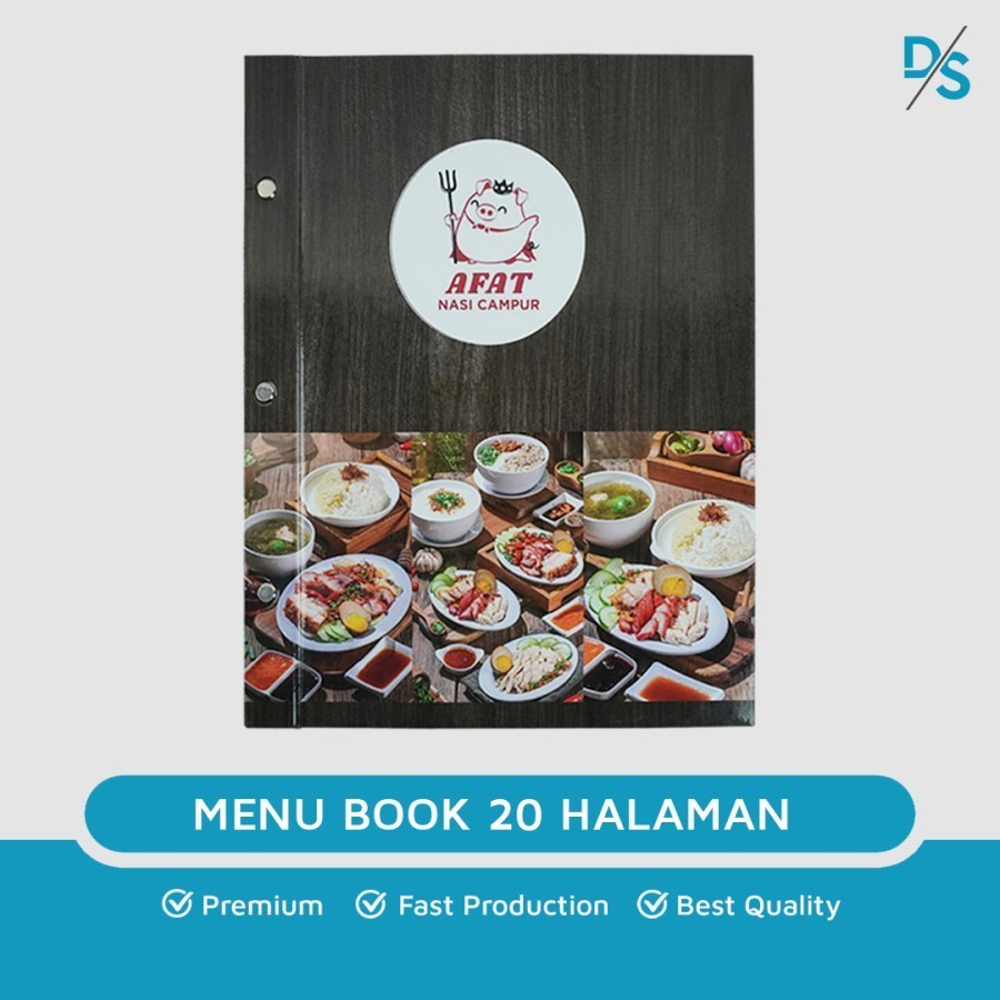 

LINDU DSPRINTING - Cetak / Print Buku Menu Restoran / Cafe A4 Jilid Baut 8 Halaman