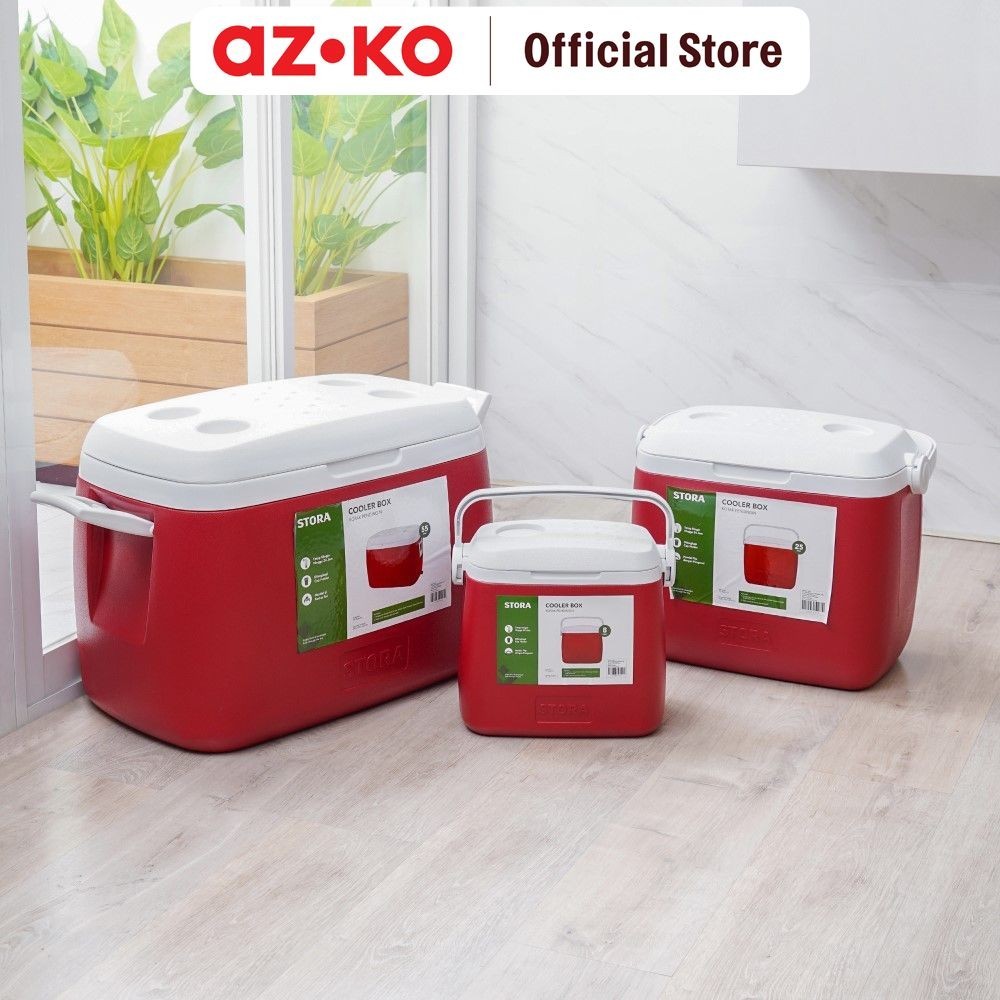 AZKO Stora 25 ltr Flip Box Pendingin Boks Pendingin Tempat Penjaga Suhu Dingin Kontainer Minuman