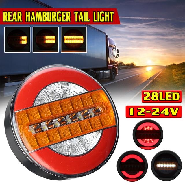 Lampu Stop Stop Lamp Belakang Led Hamburger 12V 24V Universal Truk Car