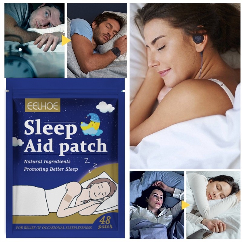 Sleep Patch 48pcs Good Night Sleep Patch Plester Mulut Tidur Obat Tidur Ampuh Sleeping Patch Sleep