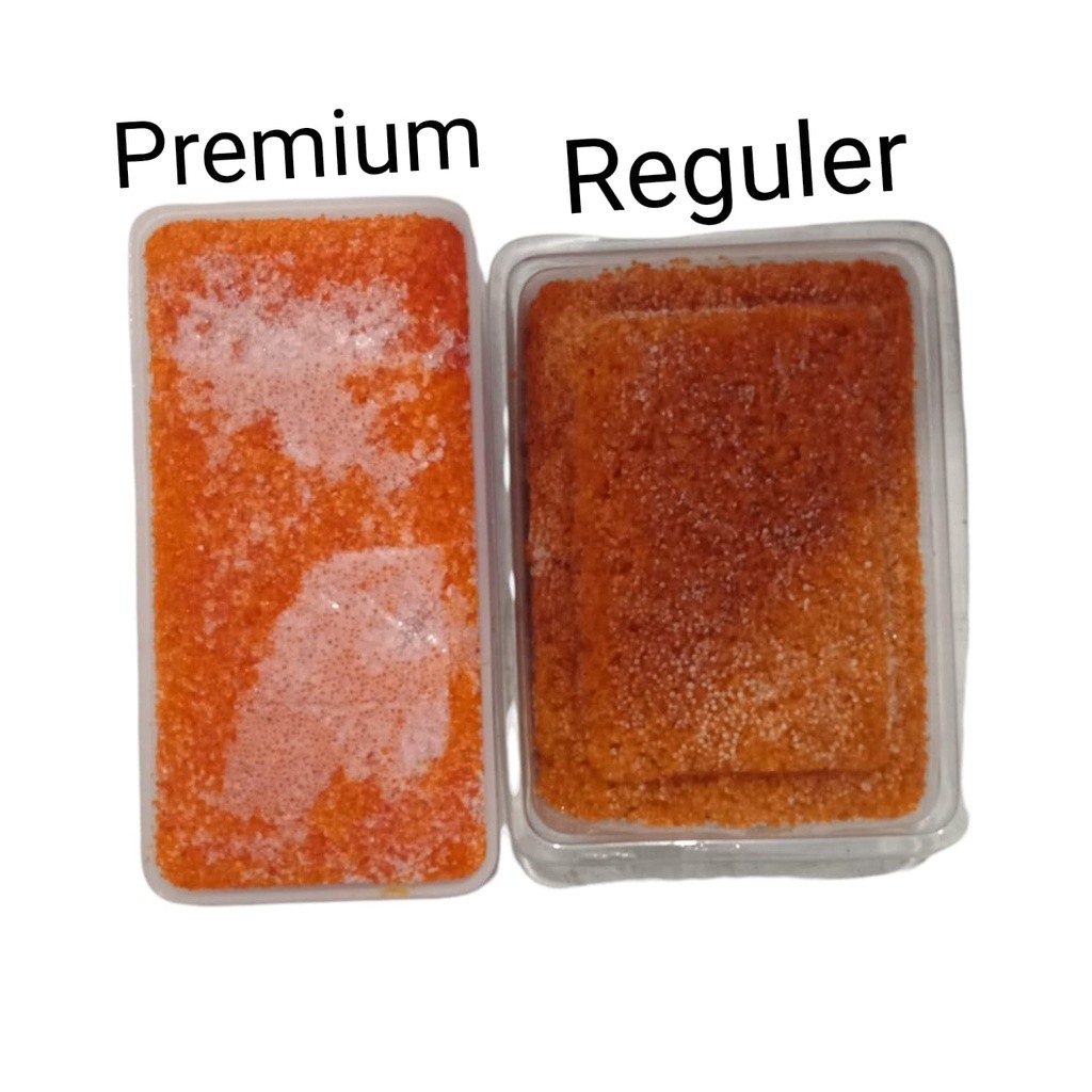 

TOBIKO Premium Orange 100 g Halal Telur Ikan Terbang Oren Berbumbu Seasoned Flying Fish Roe
