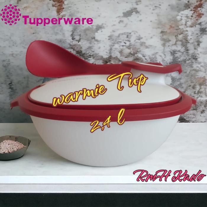 Tupperware Warmie Tup - wadah nasi - wadah sayur -2,25 L