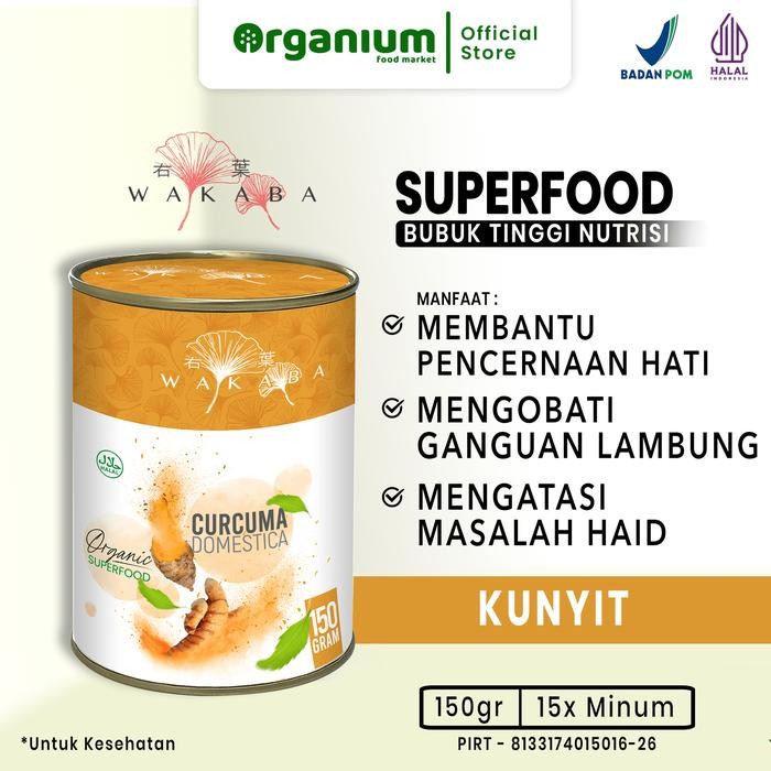

Terlaris Wakaba Superfood Kunyit , Antioksidan Alami Dan Meningkatkan Kemampuan Otak - 150G