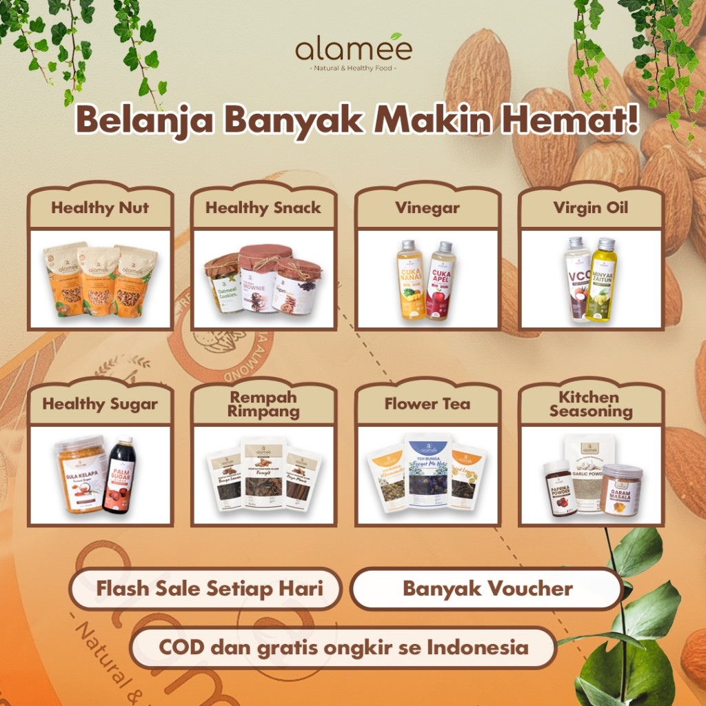 

ALAMEE Bubuk Ebi Halus Kering Udang Bumbu Dapur Organik Shrimp Powder Giling Praktis Tabur 90gr