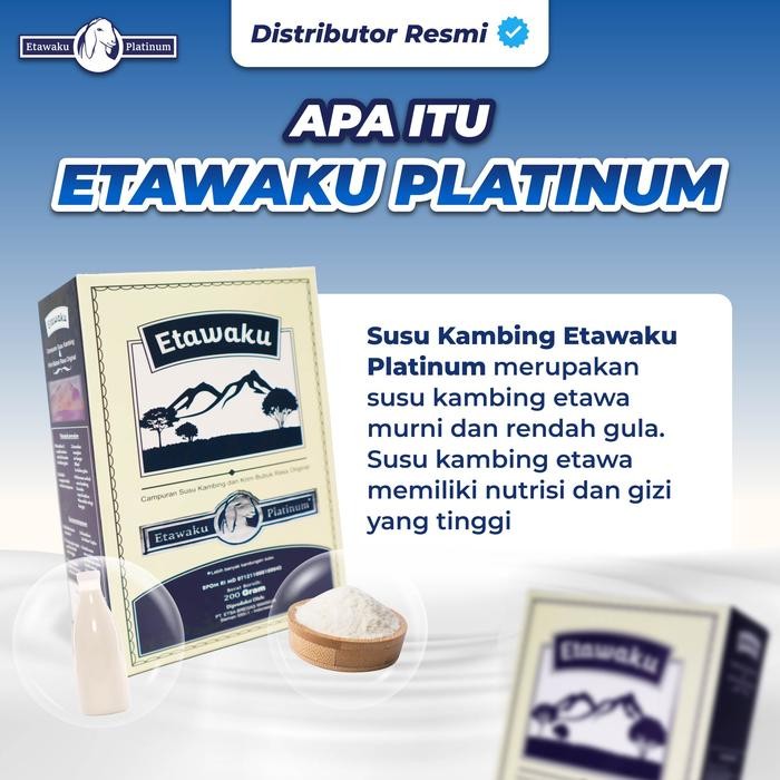 

Etawaku Platinum Original Official Susu Kambing Plus Krimer Nabati Bantu Meringankan Masalah