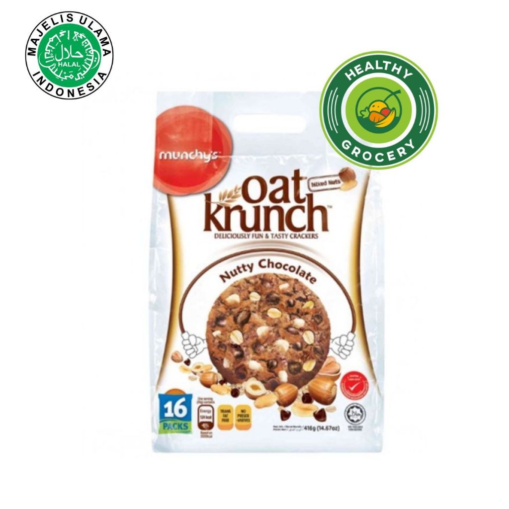 

Munchy's Oat Krunch Dark Chocolate 416gr Munchys / Dark Chocolate 390gr / Hazelnut / Strawberry /