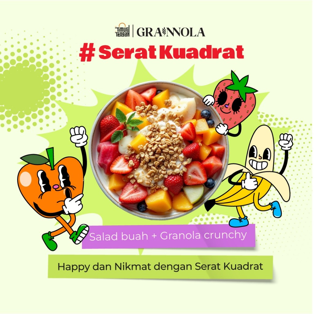 

Timur Tengah Granola Vanilla Honey 500gr Sereal Makanan Sehat