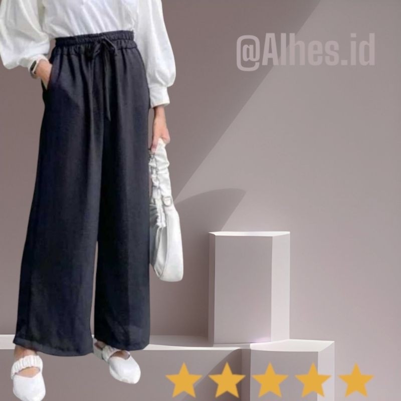 Pola Mewah Celana Kulot Premium Cringkle Airflow / Celana Kulot Korea