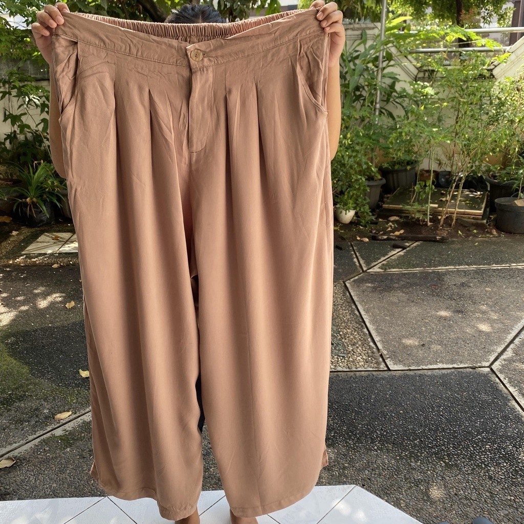 Pola Mewah Joy Pants/ Celana Jumbo/ Celana Panjang Jumbo/ Celana Kulot Jumbo/ Celana Plus Size/