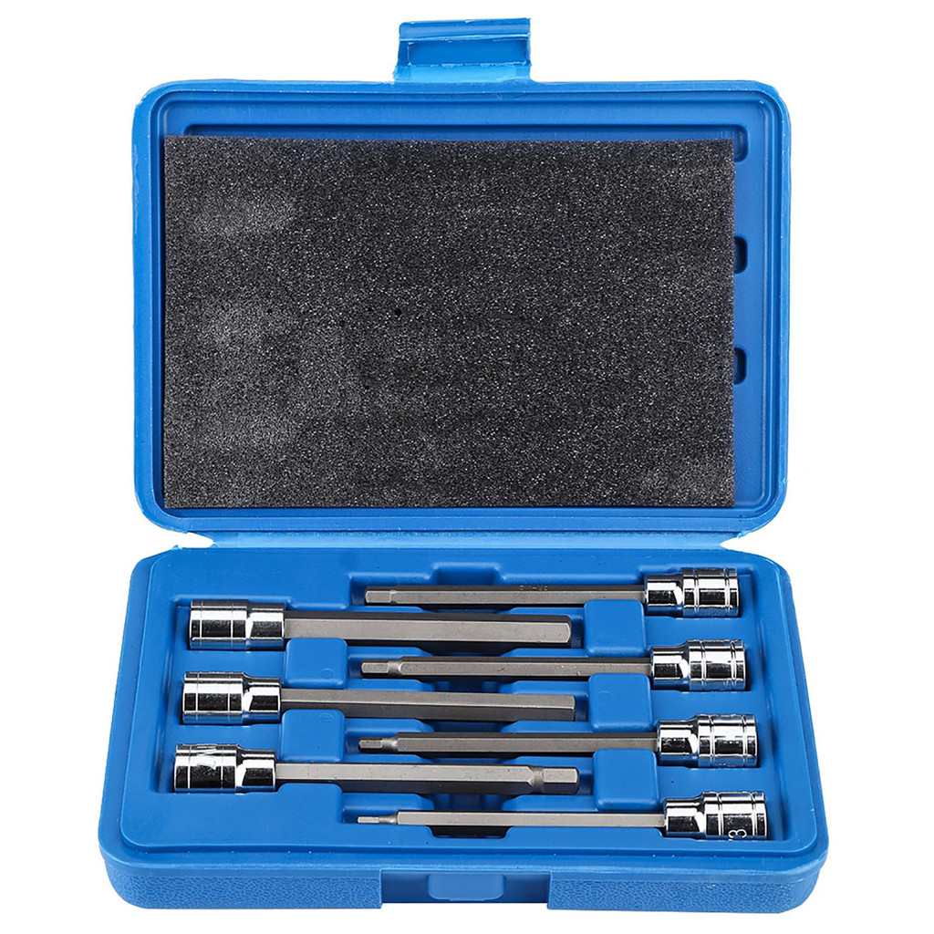 10mm Hex Bit Socket 3mm Hex Bit Socket Hex Bit Socket Extra Long Hex Bit Socket Set 3/4/5/6/7/8/10 m