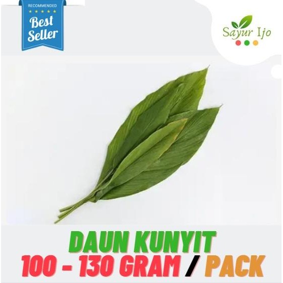 

Terlaris Daun Kunyit 100-130 Gr / Pack Fresh Turmeric Leaves Sayur Hijau Segar
