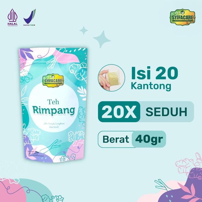 

Terlaris Teh Rimpang Syifacare - Minuman Instan Rempah Alami Jahe Kunyit Lengkuas Sereh - Halal Mui