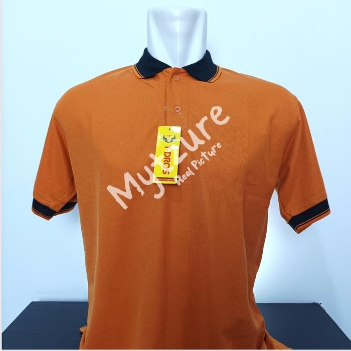 

Terlaris Kaos Polo Pria Shirt Distro Berkerah Kuning Kunyit Gold Tangan Tdros