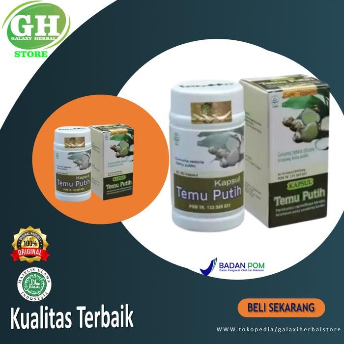 

Terlaris Kapsul Temu Putih/ Kunyit Putih- Obat Herbal Tumor Kista Kanker