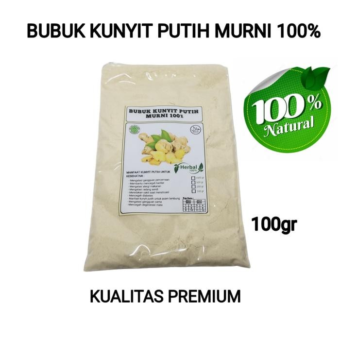 

Terlaris Bubuk Kunyit Putih Murni Isi 100Gr Kunir Putih Bubuk Alami