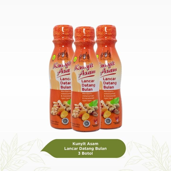

Terlaris Kunyit Asam Datang Bulan Botol Sidomuncul - 3 Botol
