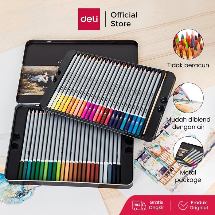 

DELI - 6523 / Pensil Warna Ajaib Isi 48 / Alat Lukis Murah Berkualitas