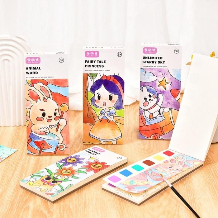 

set alat lukis anak isi 3 buku