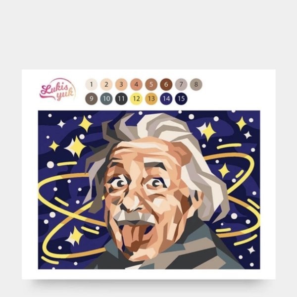 

Einstein - Paint by Numbers Kit - Painting Kit - 35x25cm paint by number painting by number Kanvas