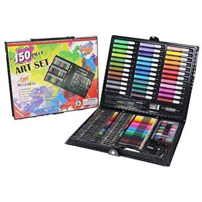 

Krayon Set 208 dan 150 pcs / Art Set / Pensil Warna Set Crayon/Peralatan Gambar Lukis Alat Cat