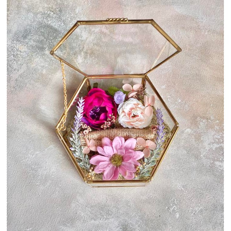JTTOP" TERRARIUM RING BOX WEDDING- KOTAK CINCIN NIKAH/ PEMBERKATAN/ SESERAHAN