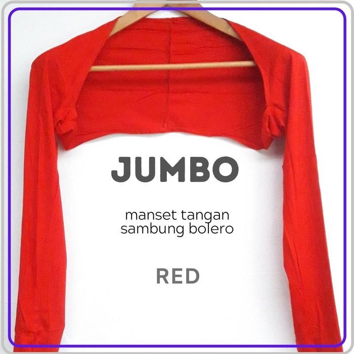 Manset Tangan Sambung Jumbo / Manset Bolero Kaos Rayon