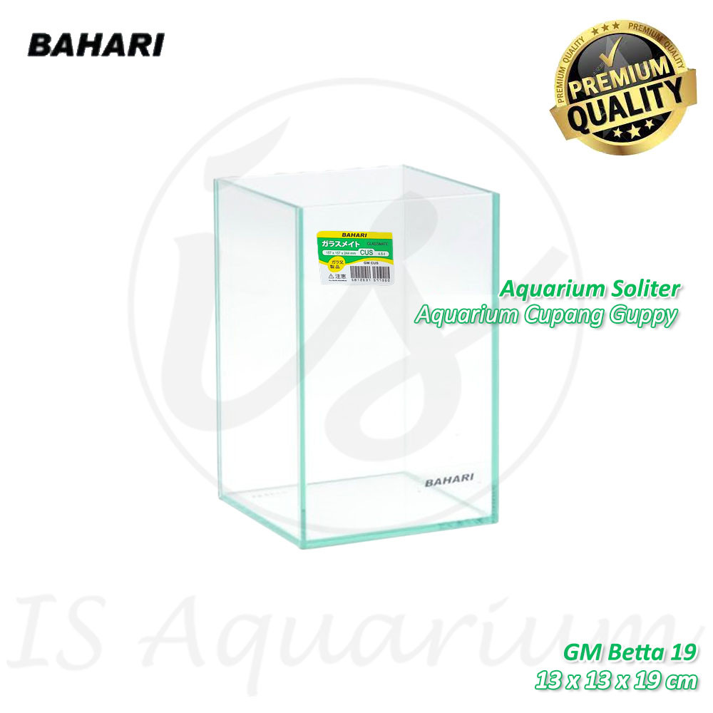 Nisso Bahari rium Cupang Glassmate GM Betta 19 Soliter Guppy