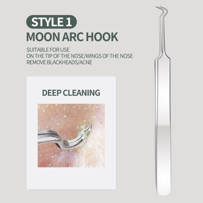 MAANGE 7 Pc/Set Pinset Alat Penghilang Komedo Jerawat Pinset MAG3044 Wajah