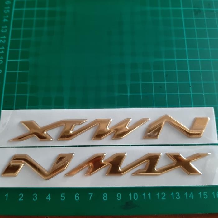 Ready JT Emblem Nmax Ori gold 1set