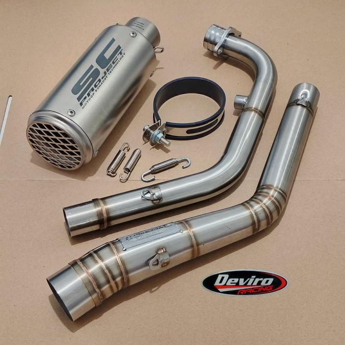 Knalpot SC-Project CR-T SE FS XSR 155 CBR Sonic 150R MT15