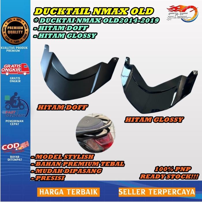 Stok Baru DUCKTAIL NMAX OLD 2014-2019 COVER TOPI LAMPU NMAX LAMA 2014-2019 TUTUP LAMPU BELAKANG NMAX