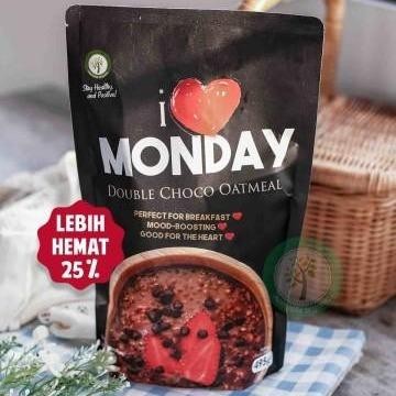 

Caraka.store1 I HEART MONDAY JUMBO - DOUBLE CHOCO OATMEAL 495GR