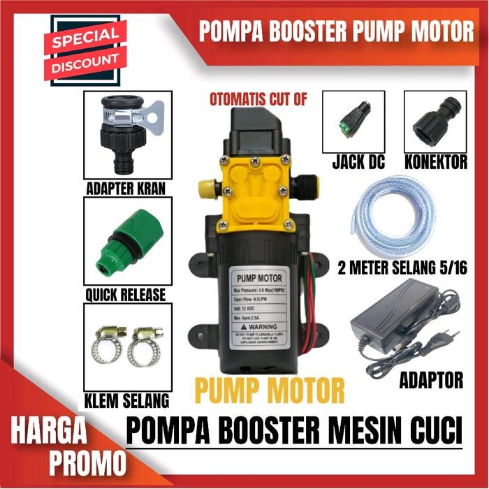 

Terlaris Pompa Booster Pendorong Air Mesin Cuci Otomatis Pompa Dc 12V 100Psi