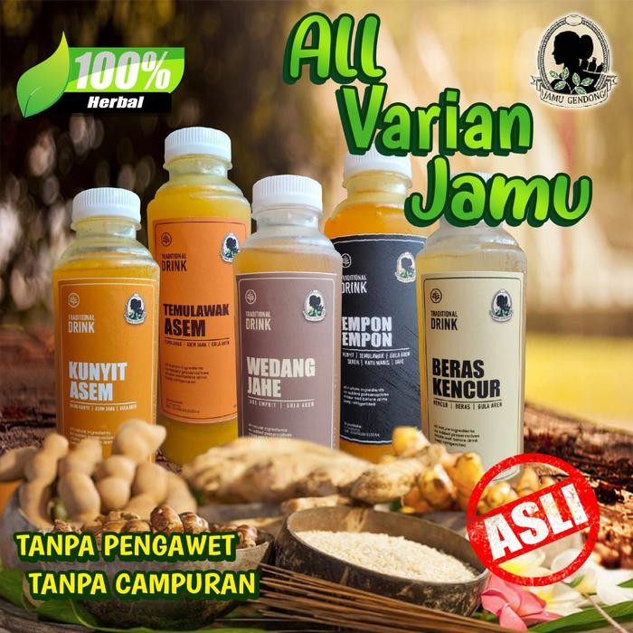 

Terlaris Jamu Gendong Murni Kunyit Asem Beras Kencur