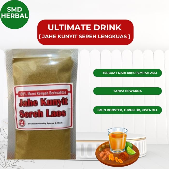 

Terlaris Jahe Kunyit Sereh Laos Bubuk Murni [ Jsr Ultimate Premium-Smd