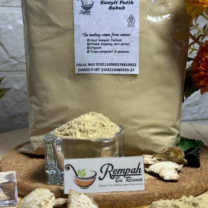 

Terlaris Kunyit Putih Bubuk 50 Gram / Kunir Putih Bubuk Organik Asli