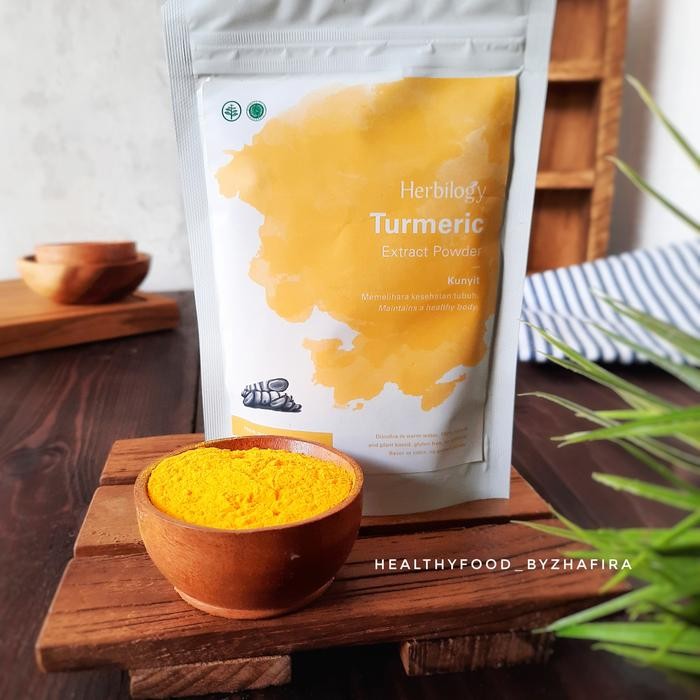

Terlaris Herbilogy Turmeric (Kunyit) Extract Powder 100G - Maag/Liver