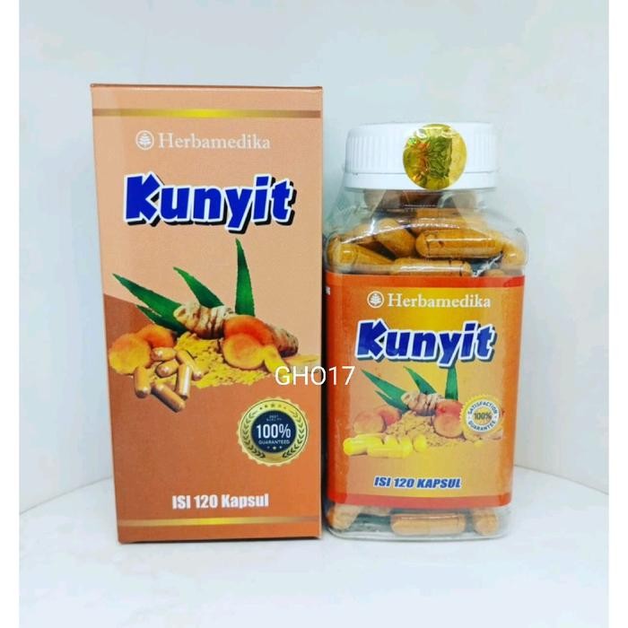 

Terlaris Kapsul Kunyit Herbamedika Isi 120 Kapsul