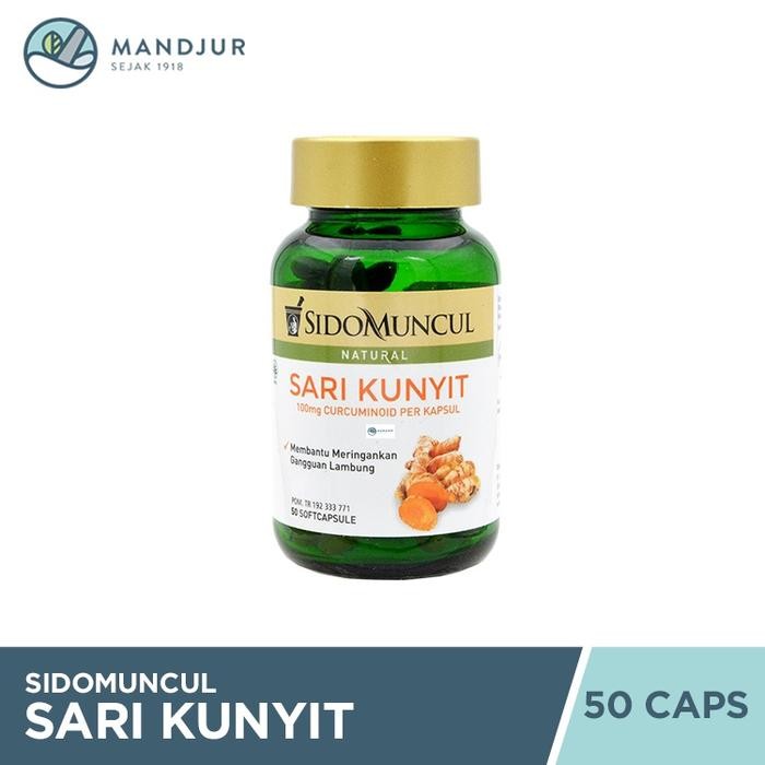 

Terlaris Sido Muncul Natural Sari Kunyit 50 Kapsul Lunak - Meringankan Gangguan Lambung
