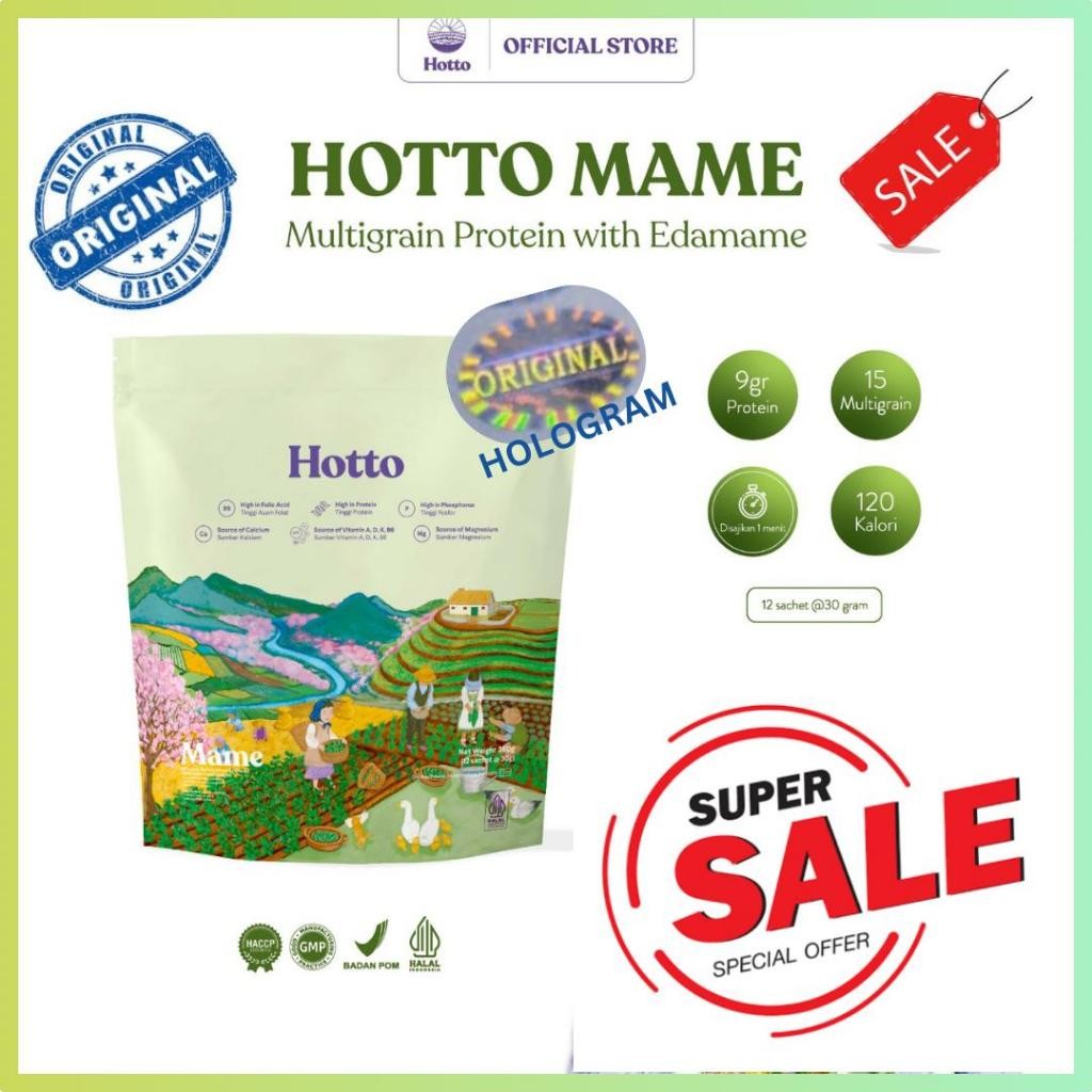 

HOTTO MAME PROTEIN MULTIGRAIN WITH EDAMAME - 1 POUCH