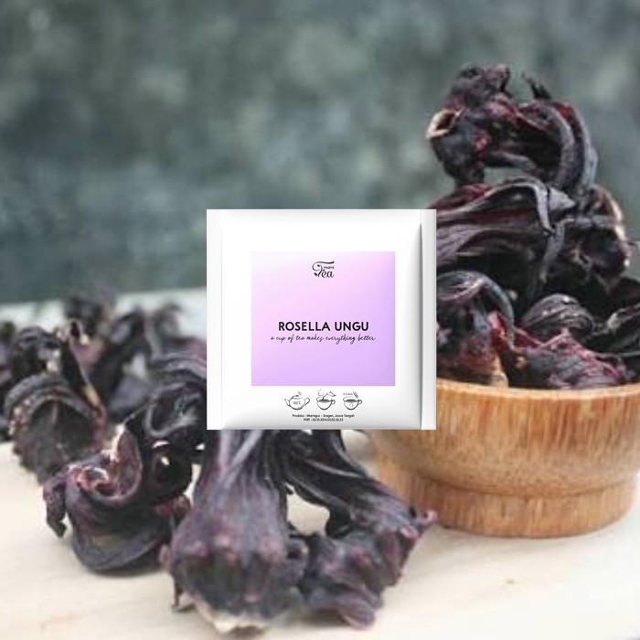 

TERMURAH!! Teh Celup Bunga Rosella Ungu (1Pcs Tea Bag SACHET)