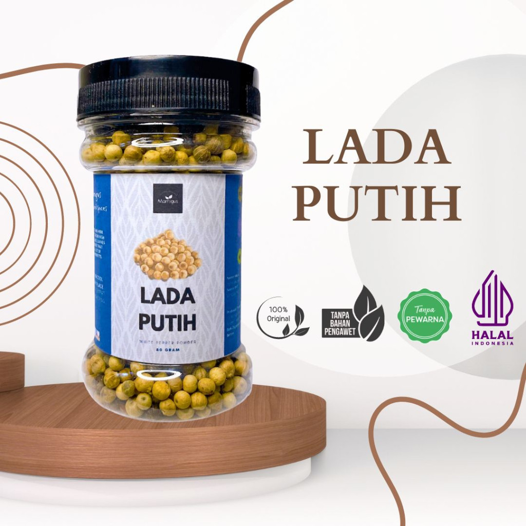 

TERMURAH!! LADA PUTIH / White Pepper Rempah Dapur dan Bumbu Masak Botol