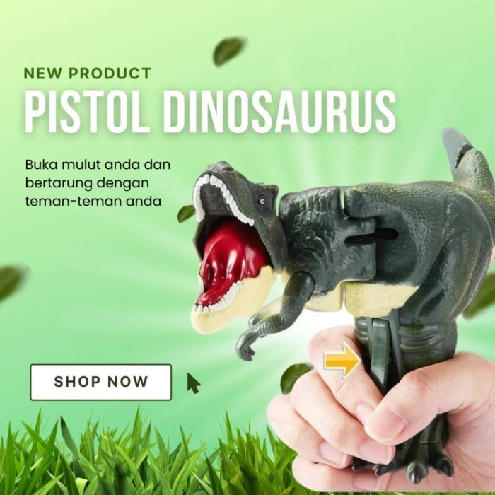 Mainan Dinosaurus Viral Gigit T Rex Tekan Dino Anak Laki Perempuan